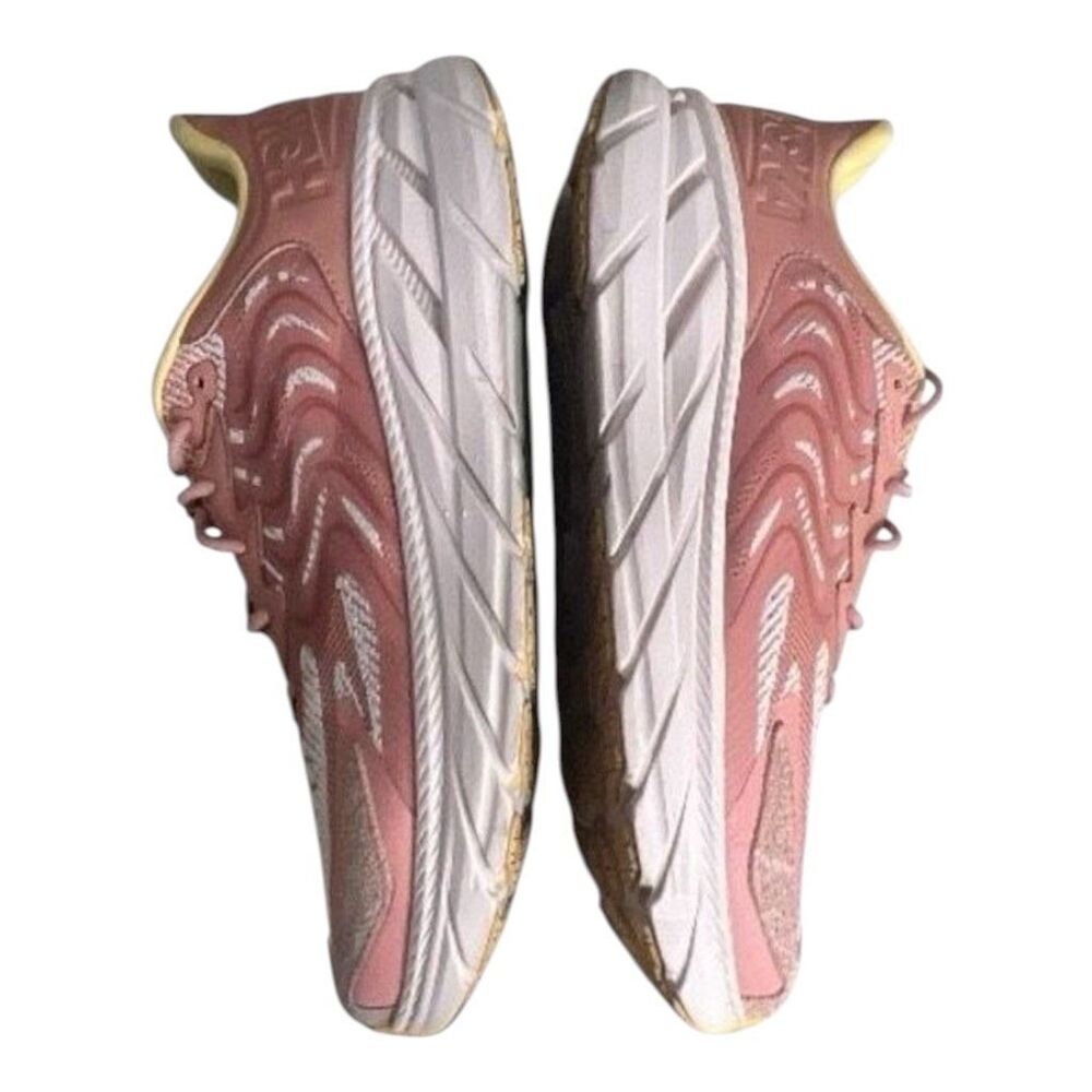 Hoka One One Clifton LS Mens Size 13  -1141550 Earth Peach Running Sneakers - Picture 6 of 13